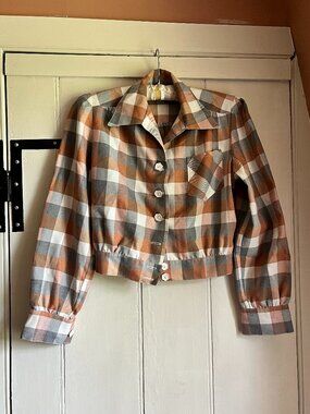 Gorgeous Vintage Autumn Button-up Shirt Freddies of Pinewood